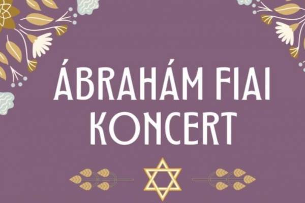 Ábrahám fiai koncert a Nagy Fuvaros utcai zsinagógában